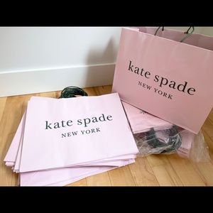 Lot of 15 Kate Spade Shopping Bags